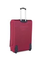 Senator Brand Softside Small Cabin Size 50 Centimeter (20 Inch) 2 Wheel EVA Luggage Trolley in Burgundy Color KH108-20_BGN