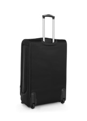 Senator Brand Softside Small Check-in Size 60 Centimeter (24 Inch) 2 Wheel EVA Luggage Trolley in Black Color KH108-24_BLK