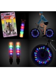 Bike Tire Lights  With 5 LED Different Color Change