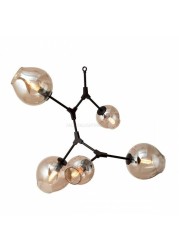 Modern Blair 5 Buds Pendant Light MD10730 - Gold Matt