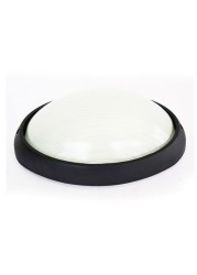 Al Salhiya Lighting - Indoor And Outdoor Bulkhead Light Black 32x11centimeter