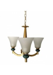 Uplight Chandelier 5003A-3 Arms - Brass