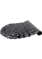 Non Slip Shower Mat Black 69 x 35 cm