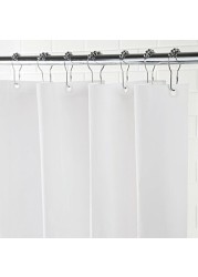 Kenney Lightweight Mildew-Resistant Peva Shower Curtain Liner, 70&quot; W X 72&quot; H, White