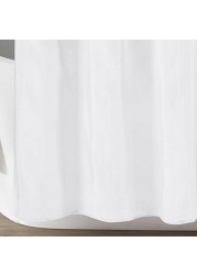 Lush Decor Lillian Shower Curtain, White