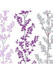 Branches Plum  Blackout Roller Blinds W: 150cm H: 200cm