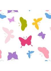 Butterflies  Translucent Roller Blinds W: 120cm H: 200cm