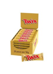 Twix Twin Chocolate Bars 50g x Pack of 25