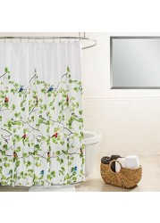 Splash Home Terrasse Polyester Fabric Shower Curtain, 70&quot; X 72&quot;, Multi-Colored
