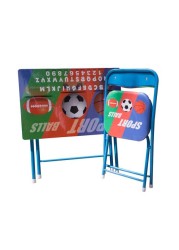 Leostar Kids Education Chair Table Set Desigen alphabet number Sport Ball