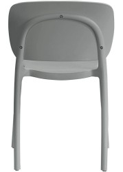 دامودي كرسي بريميوم أحادي عصري قابل للتكديس، للاستخدام الداخلي والخارجي، (زيتوني ، 2 كرسي)