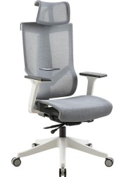 Aero Mesh Ergonomic Chair, Premium Office &amp; Computer Chair with Multi-adjustable features by Navodesk (GREY)