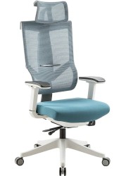 Aero Chair Ergonomic Design, Premium Office &amp; Computer Chair with Multi-adjustable features by Navodesk (MARINE BLUE)