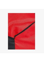 Luxe Decora Football Bean Bag - Black/Red