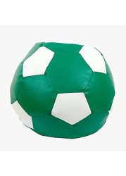 Luxe Decora Football Bean Bag - Green/White