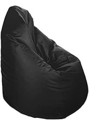 Luxe Decora PVC Bean Bag (Black)