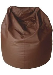 Luxe Decora PVC Bean Bag (Brown)