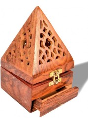 Saqoware Wooden Incence-Bakhoor Burner Large