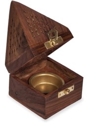 Saqoware Wooden Incence-Bakhoor Burner Medium