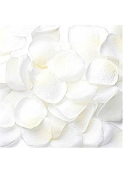 Amscan Nature&#39;s Finest Rose Flower Petals Party Decoration, White, One Size, 300ct