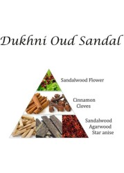 Dukhni-Pack of 3 Oud Al Sandal Bakhoor- 3x18 grams