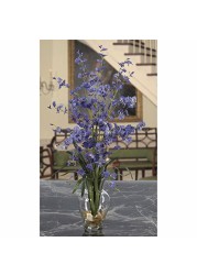 Nearly Natural 1073-PP Dancing Lady Liquid Illusion Silk Flower Arrangement, Purple