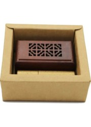 Generic 30-Piece Oud Sticks And Mini Burner Gift Set Brown 9X9Centimeter