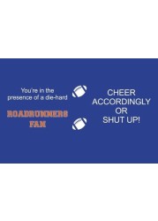 Tree-Free Greetings Roadrunners College Football Fan Sip &#39;N Go Stainless Steel Lined Travel Tumbler, 16-Ounce