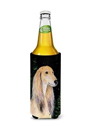 Caroline&#39;s Treasures Ss8485Muk Starry Night Saluki Ultra Beverage Insulators For Slim Cans, Slim Can, Multicolor