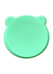 Bamboo Bark - baby feeding silicone plate with suction