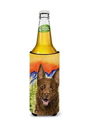 Caroline&#39;s Treasures Ss8422Muk Australian Kelpie Ultra Beverage Insulators For Slim Cans, Slim Can, Multicolor