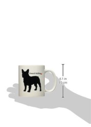 3Drose Mug_193334_1 French Bulldog, Ceramic Mug, 11-Ounce