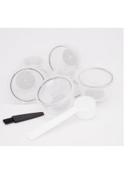 5-Piece Capsule Set For Dolce Gusto Series Coffee Machine transparent