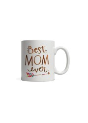 Giftmate Best Mom Ever Printed Ceramic Tea and Coffee Mug 320ml