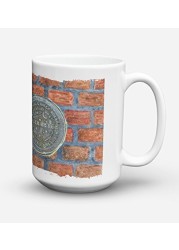 Caroline&#39;s Treasures 8829Cm15 New Orleans Watermeter On Bricks Dishwasher Safe Microwavable Ceramic Coffee Mug 15 Ounce, 15 Ounce, Multicolor