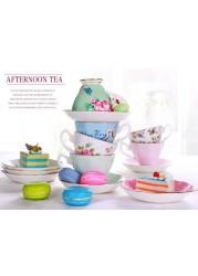 NJM Vintage Luxury Teacup Blue Dot