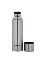 Krypton 1L Stainless Steel Vacuum Bottle - Portable Double Wall Vacuum Bottle Keep Hot &amp; Cold - Perfect For Camping, Traveling, Hiking, Office &amp; More, 2 Years Warranty