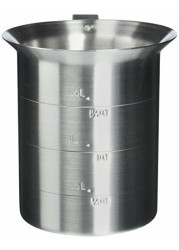 Crestware 2-Quart Aluminum Liquid Measures