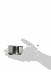 Crestware Stainless Steel Measuring Cup Set One Quarter Cup, One Third Cup, Half Cup, 1 Cup Measures