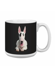 Tree Free Greetings XM29024 I Heart Bull Terriers Artful Jumbo Mug, 20-Ounce, White