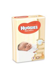 Huggies New Born Baby Diapers Size 2 4-6kg 64 Counts