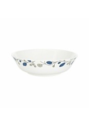 Servewell Blue Decor Bowl White 21cm