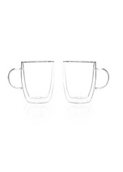 2PCS Double Walled Glass Tea Cup