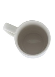 SHALLOW 400ML PORCELAIN TEA COFFEE MUG |REFRESHING QUOTES &amp; DESIGNS|WHITE