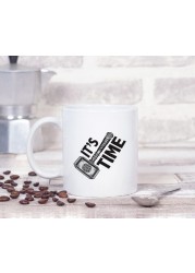 Loud Universe - Thor Time 11oz Ceramic Coffee Mug Thor Hero Cape thor blue its time Novelty Coffee Mug Gift