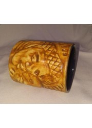 Arch Ceramic Tiki Coffee Handmade Mug With Handle - Small