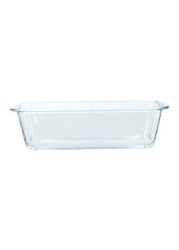 Royalford Borosilicate Rectangular Glass Loaf Dish Clear 0.8L