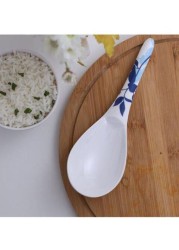 Delcasa Melamine Ware Rice Spoon White 12centimeter