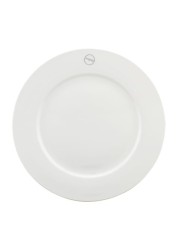 Shallow Porcelain Dinner Plate, White, 27 cm, TS-WH-10