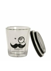 BiggDesign Bonjour Written Double Walled Cup